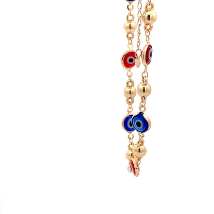 Evil Eye Anklet - Design 08