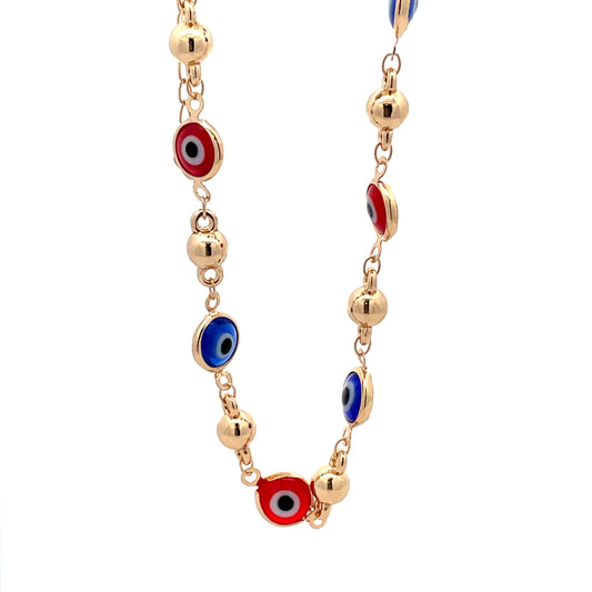 Evil Eye Anklet - Design 08