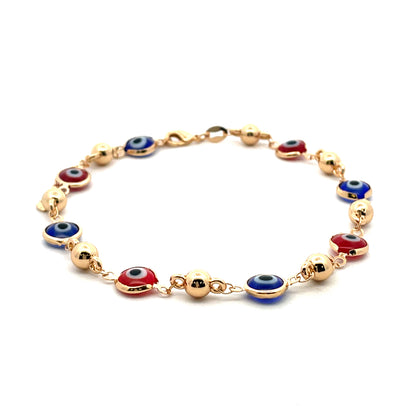 Evil Eye Anklet - Design 08