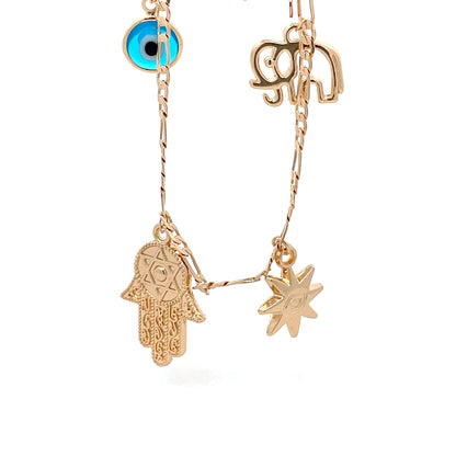 Evil Eye Anklet - Design 09