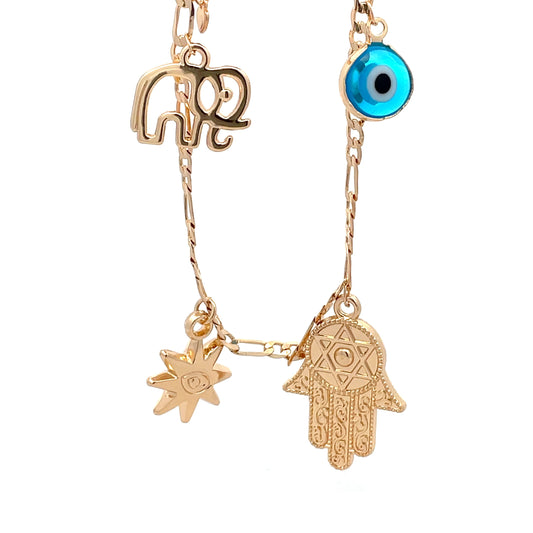 Evil Eye Anklet - Design 09