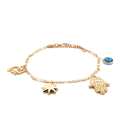 Evil Eye Anklet - Design 09