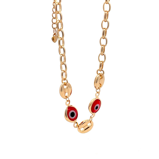 Evil Eye Anklet - Design 11