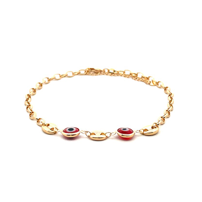 Evil Eye Anklet - Design 11
