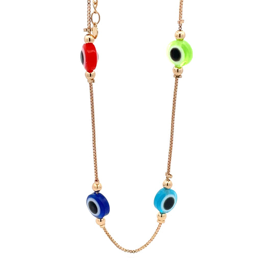 Evil Eye Anklet - Design 12