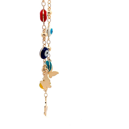 Evil Eye Anklet - Design 13