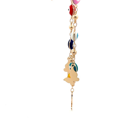 Evil Eye Anklet - Design 13