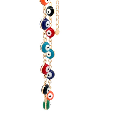 Evil Eye Anklet - Design 14