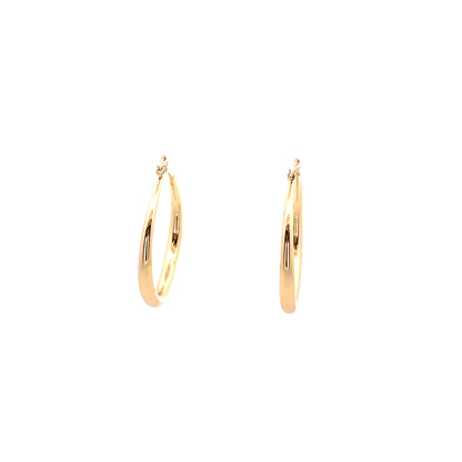 Hollow Round Plain Earring - 01