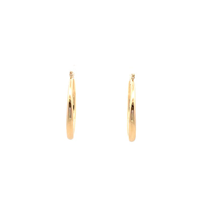 Hollow Round Plain Earring - 01