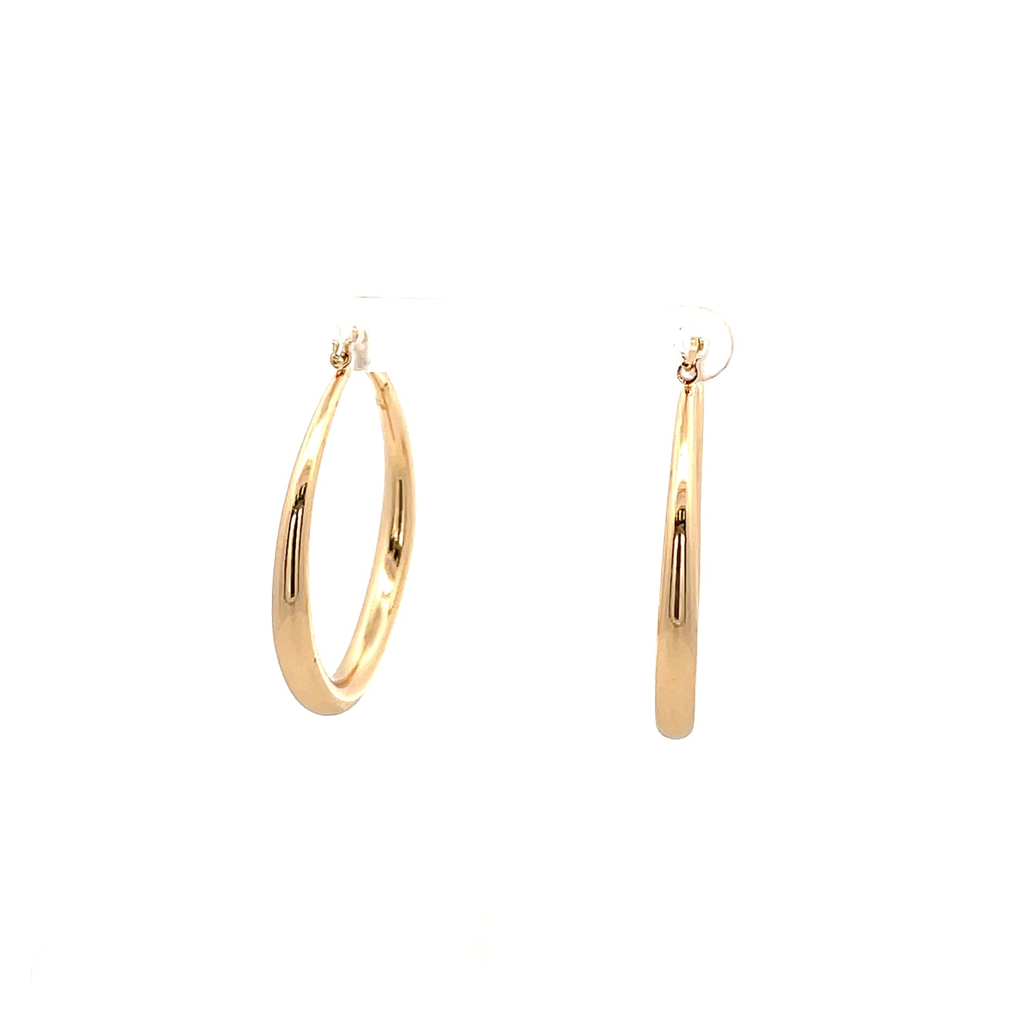 Hollow Round Plain Earring - 02