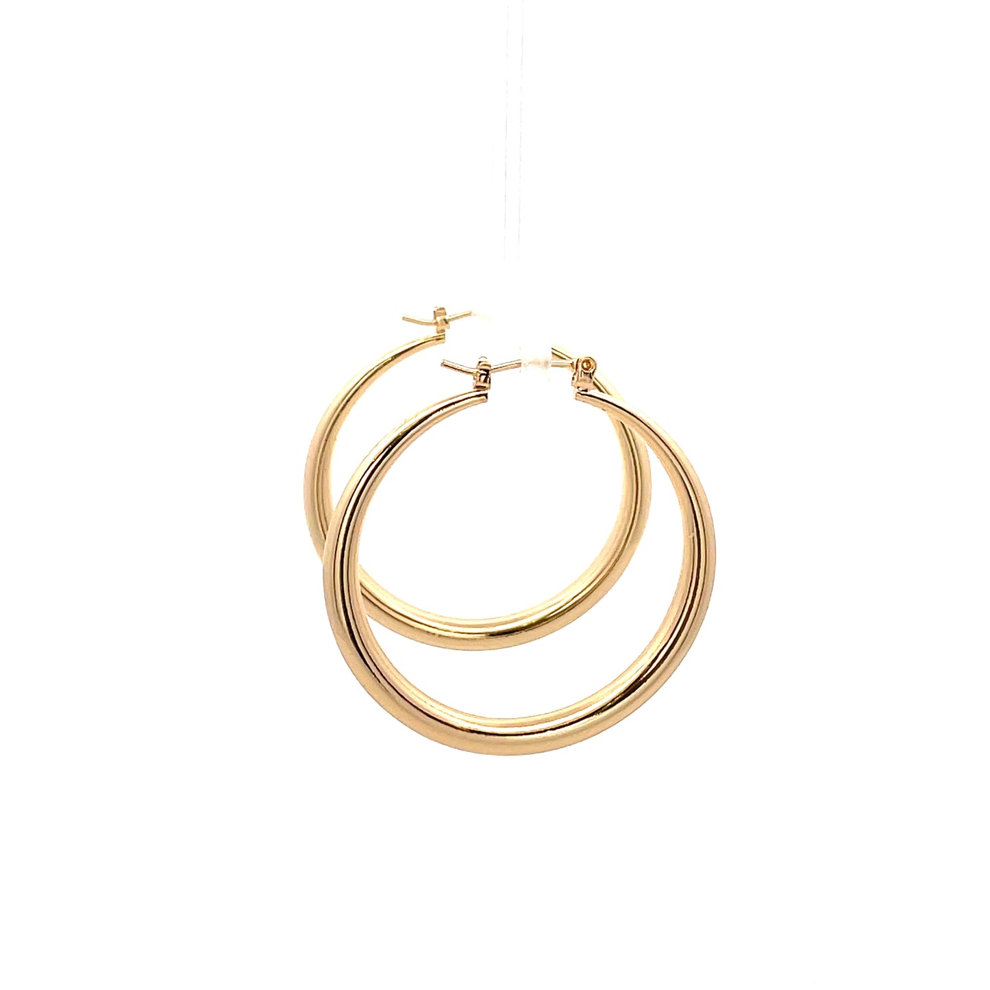 Hollow Round Plain Earring - 02