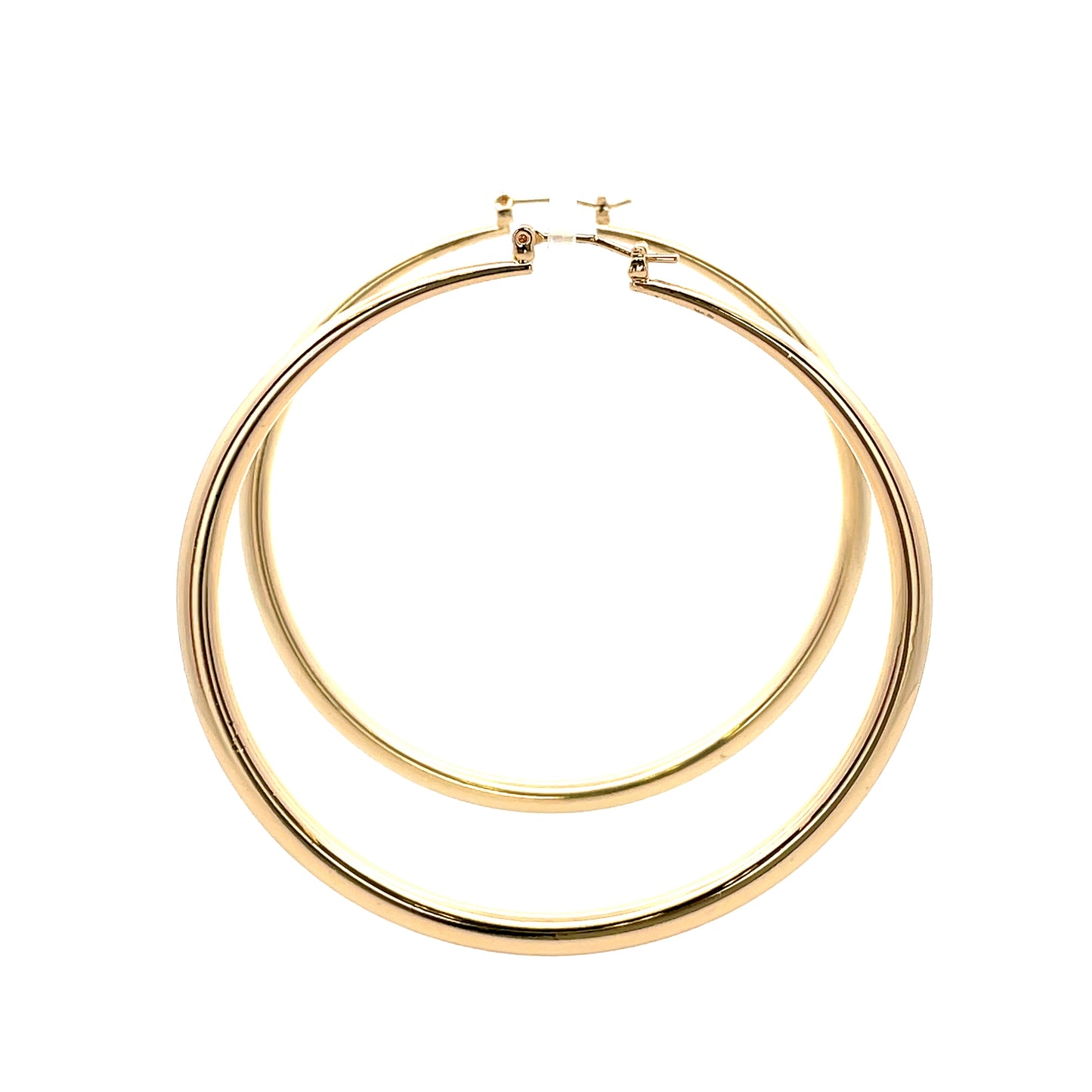 Hollow Round Plain Earring - 05