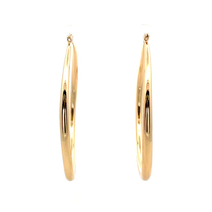 Hollow Round Plain Earring - 06