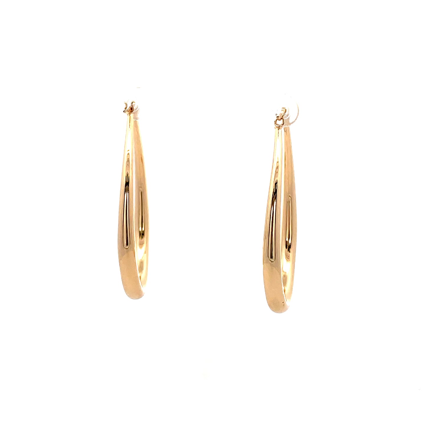 Hollow Oval Plain Earring - 07