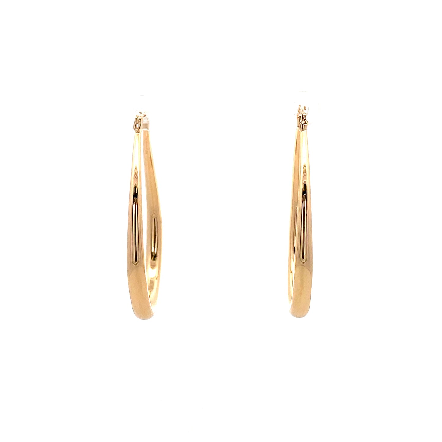 Hollow Oval Plain Earring - 07