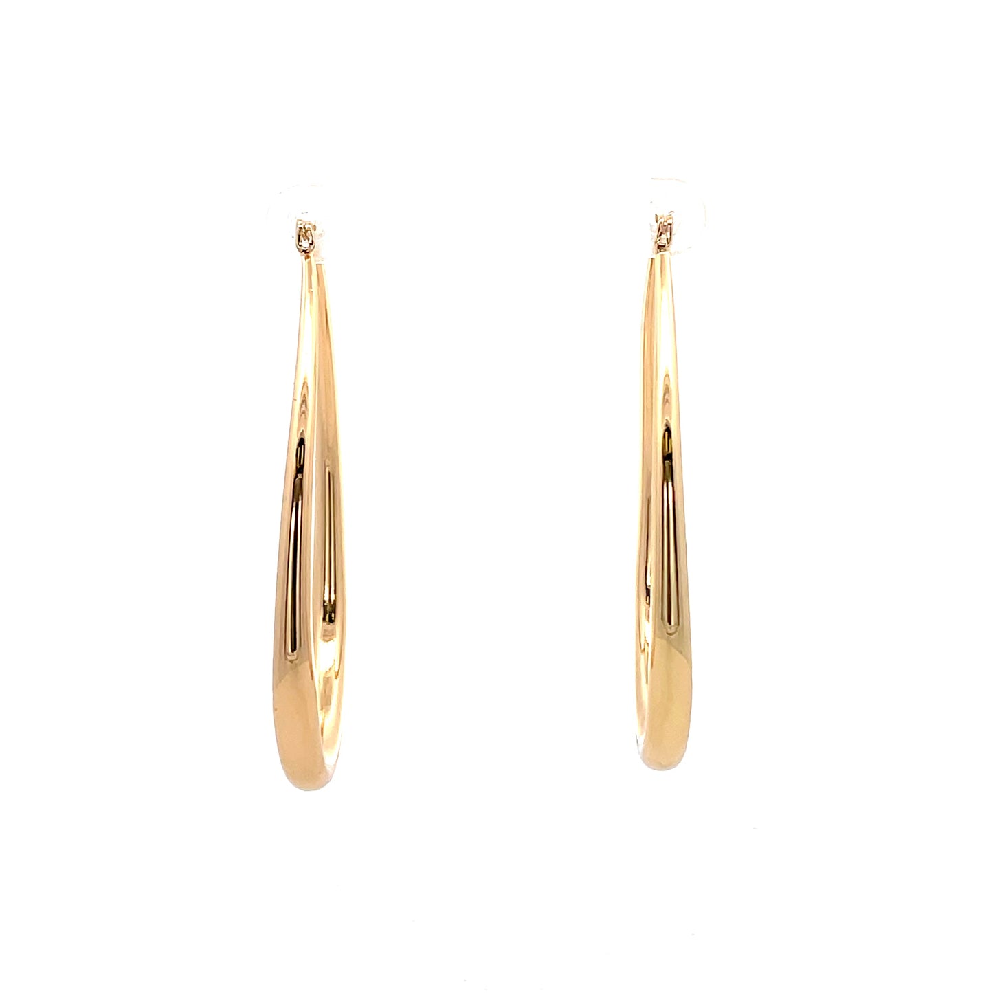 Hollow Oval Plain Earring - 08