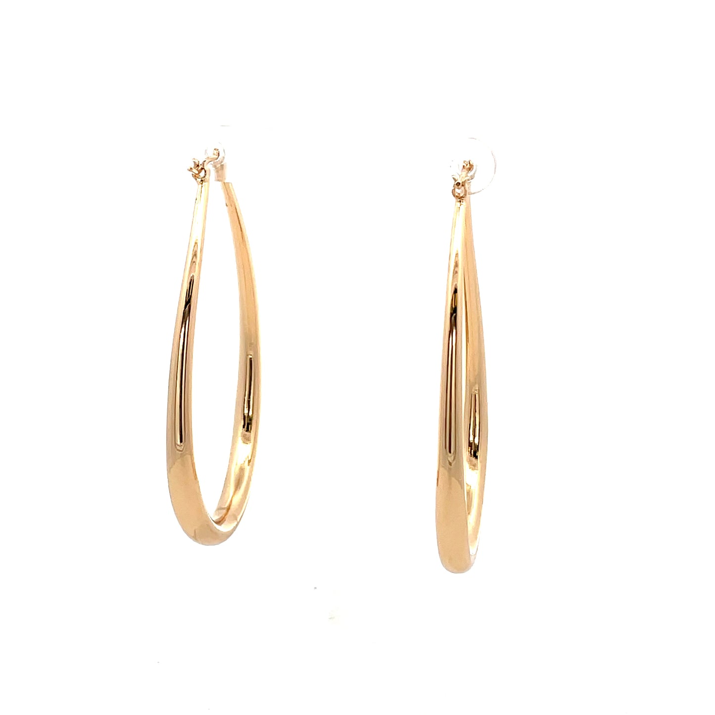 Hollow Oval Plain Earring - 08