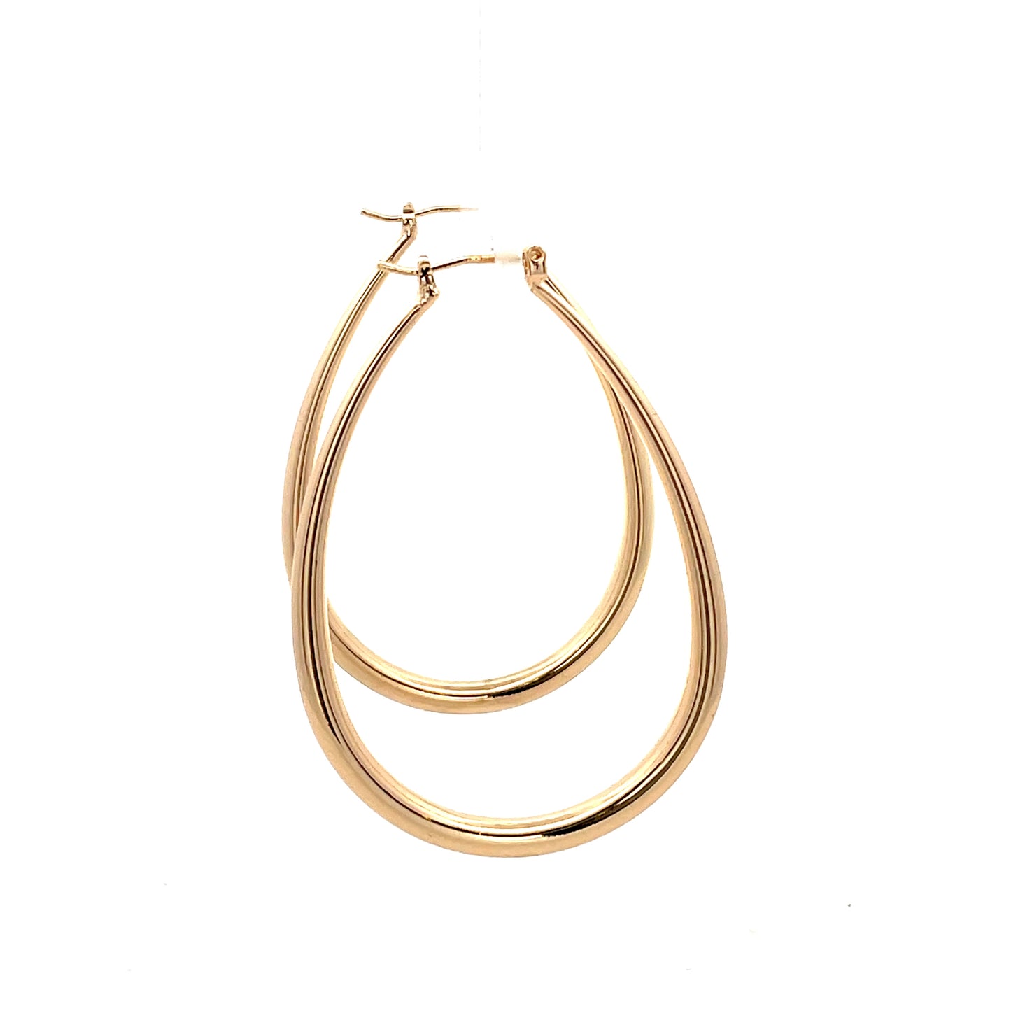 Hollow Oval Plain Earring - 08