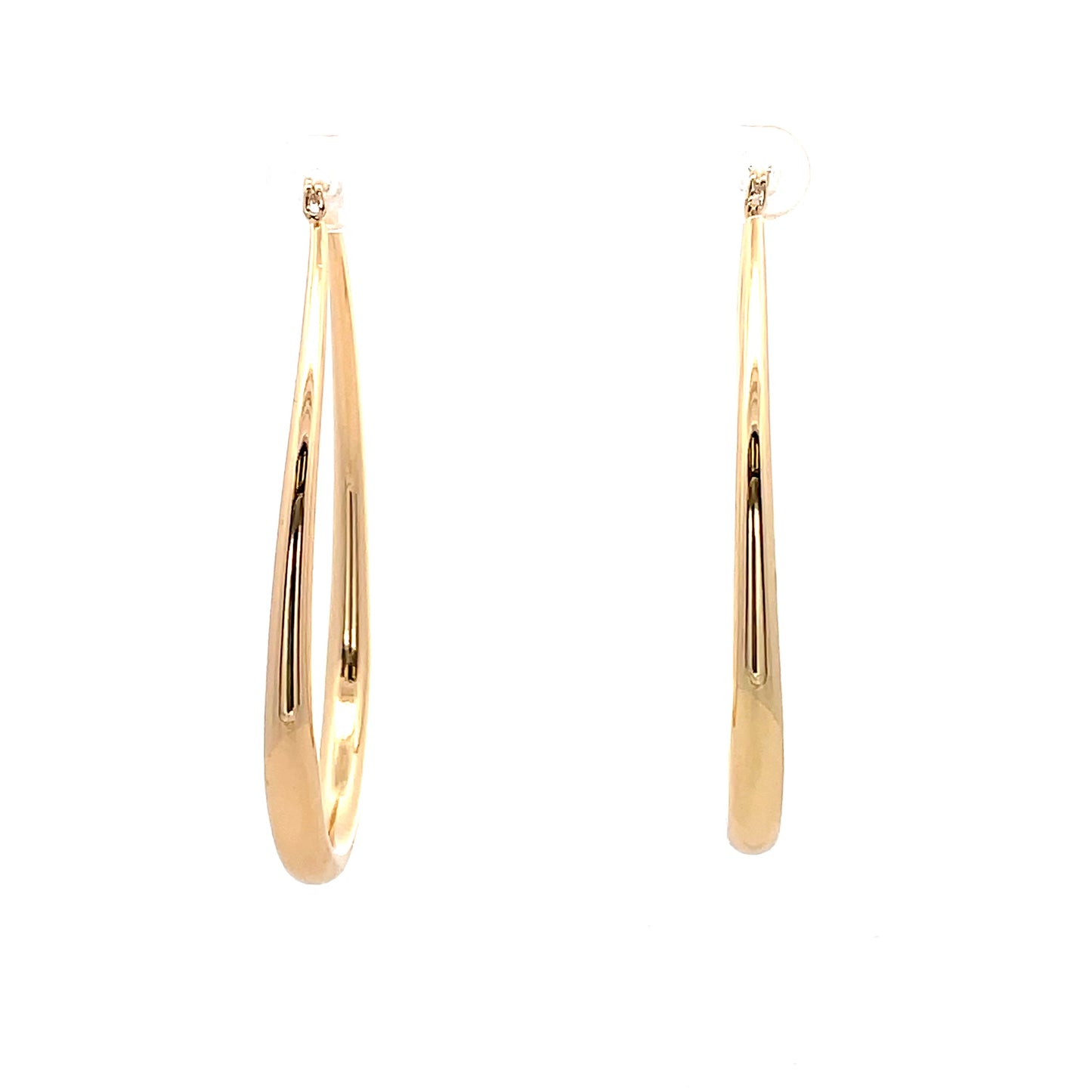 Hollow Oval Plain Earring - 09