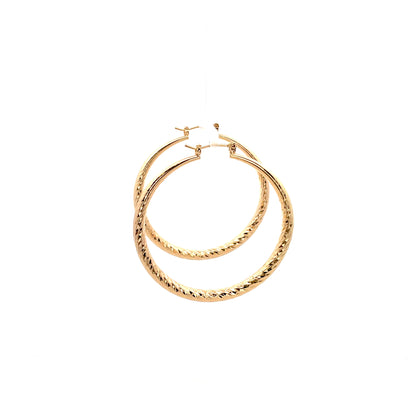 Hollow Round Design Earring - 02