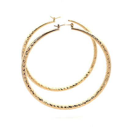 Hollow Round Design Earring - 06