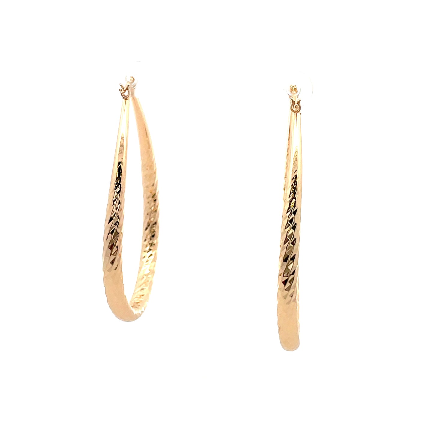 Hollow Oval Design Earring - 09