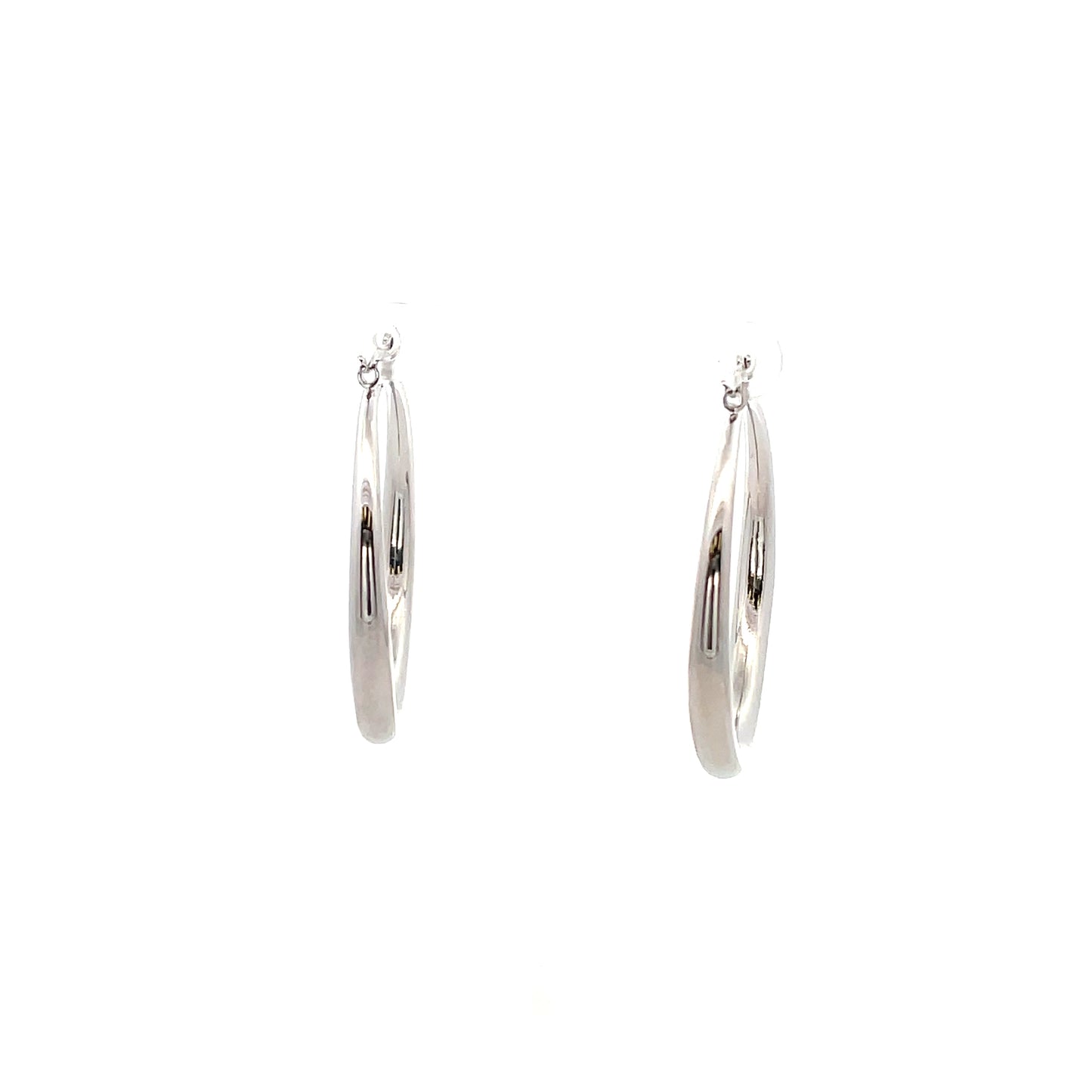 Hollow Round Plain Earring - 02