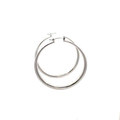 Hollow Round Plain Earring - 03