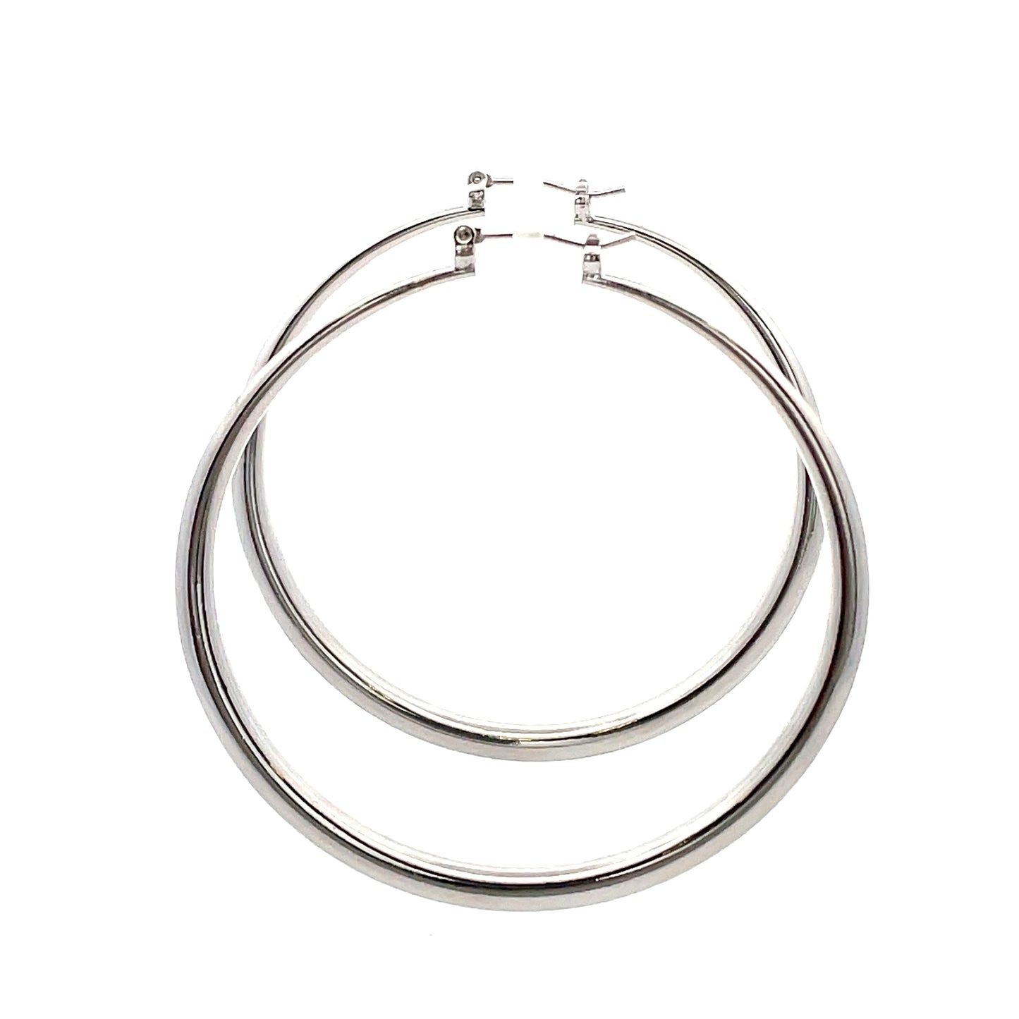 Hollow Round Plain Earring - 06