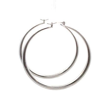 Hollow Round Plain Earring - 06