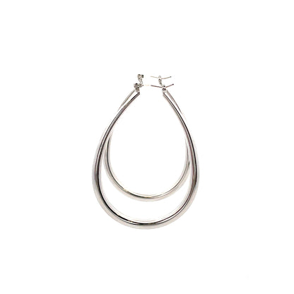 Hollow Oval Plain Earring - 08