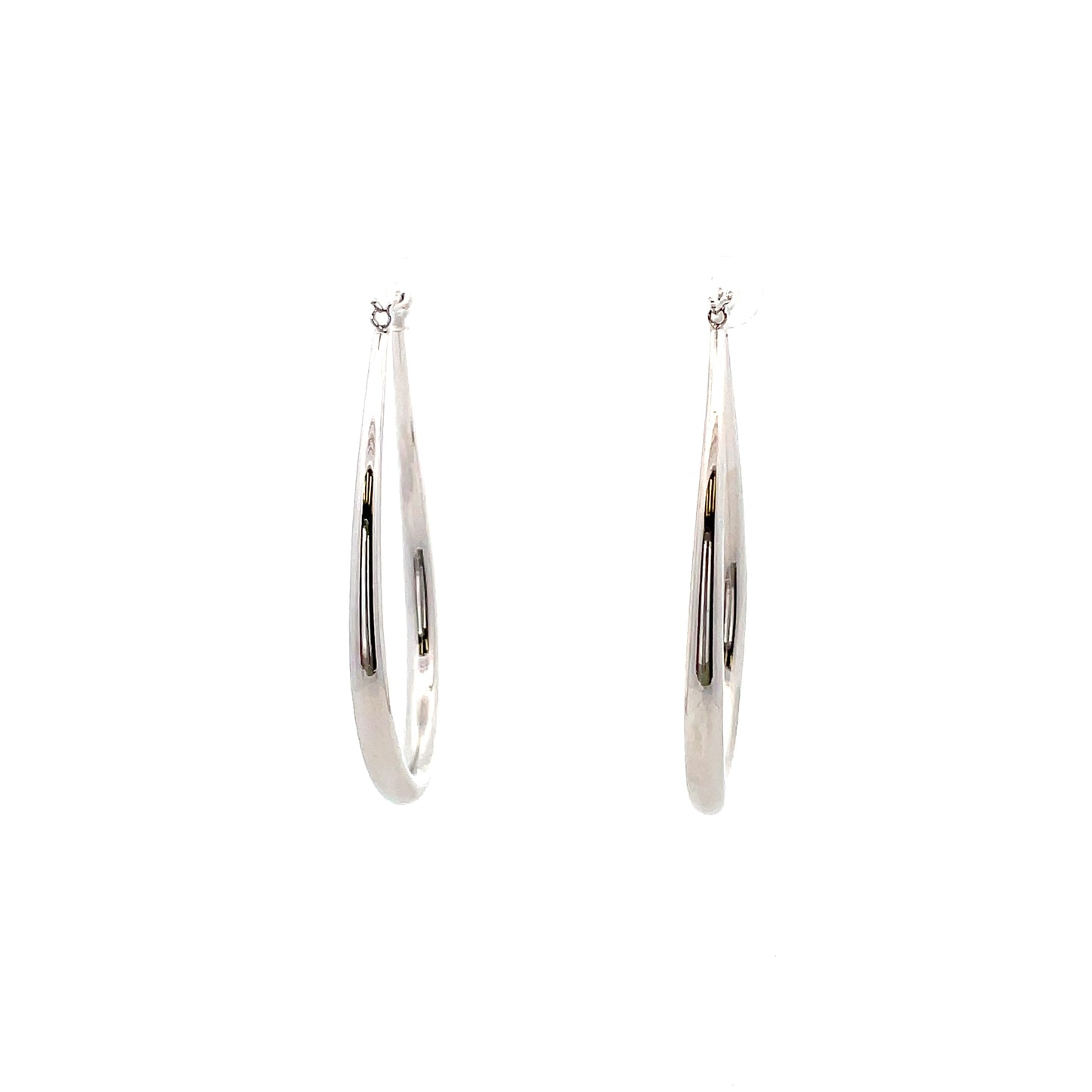 Hollow Oval Plain Earring - 08