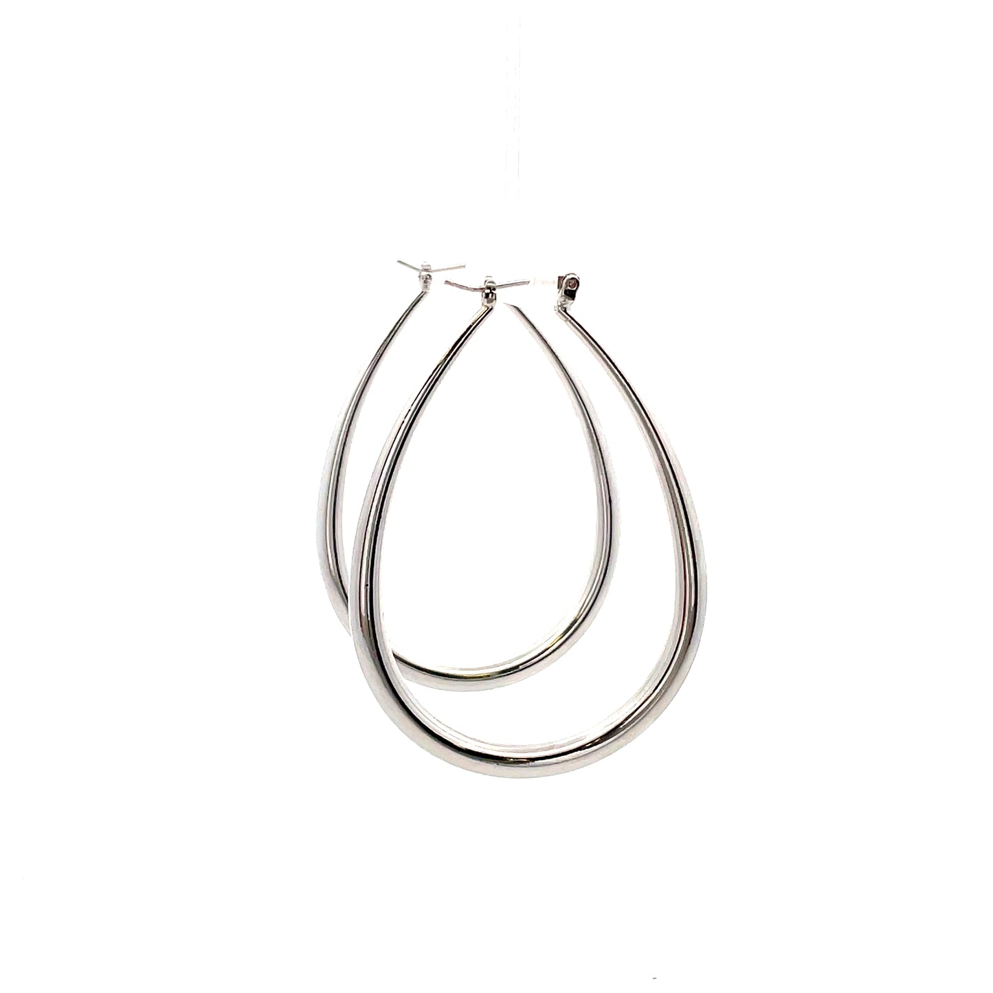 Hollow Oval Plain Earring - 08