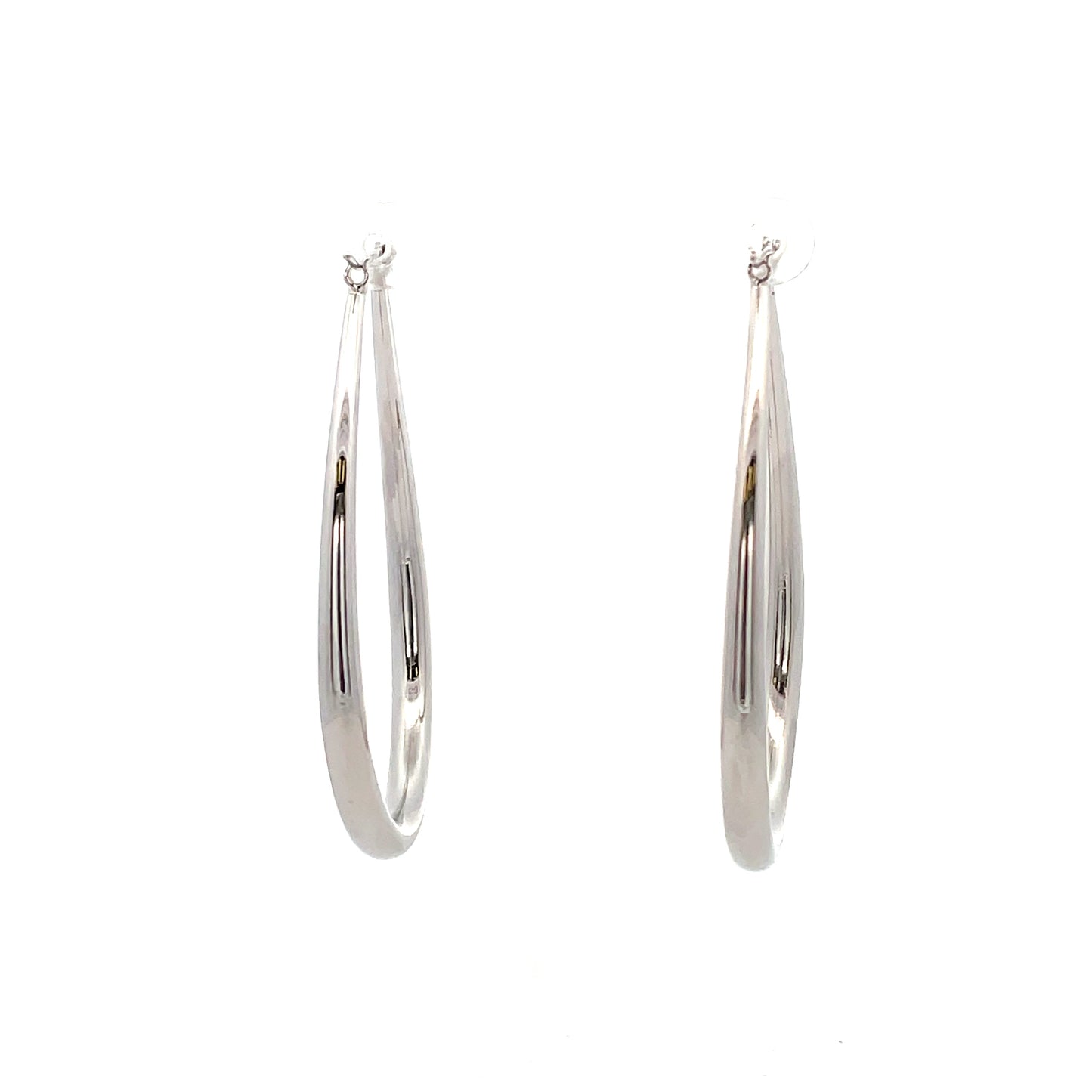 Hollow Oval Plain Earring - 09