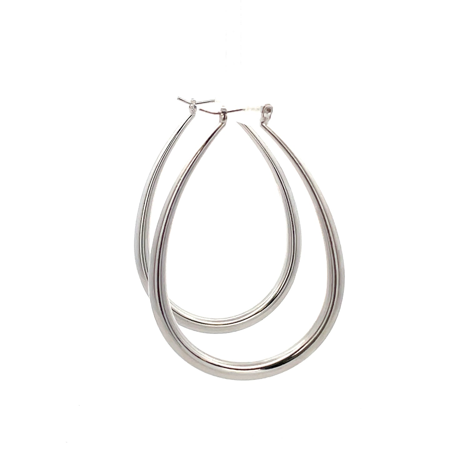 Hollow Oval Plain Earring - 09