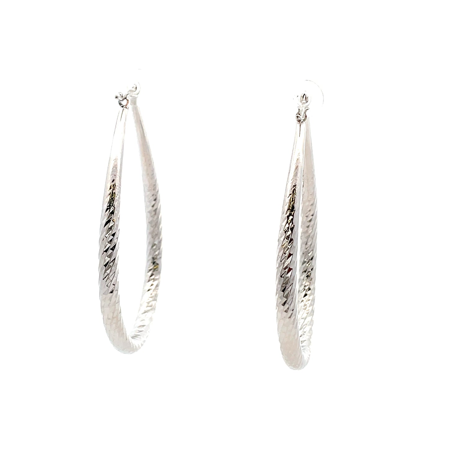 Hollow Oval Design Earring - 09