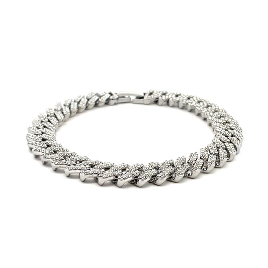 Iced Out Diamond Bracelet - #910