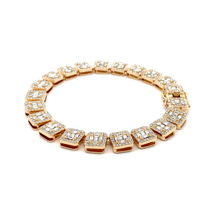 Iced Out Diamond Bracelet - #1210