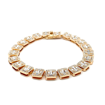 Iced Out Diamond Bracelet - #1208