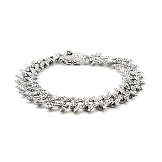 Iced Out Diamond Bracelet - #1608