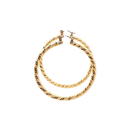 Aluminum Hoop Earring - 306