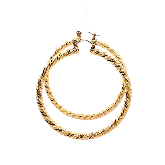 Aluminum Hoop Earring - 307