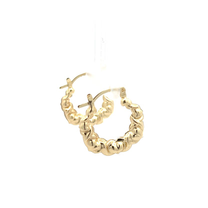Hug&Kiss Shrimp and Bamboo Mini Earrings - 02
