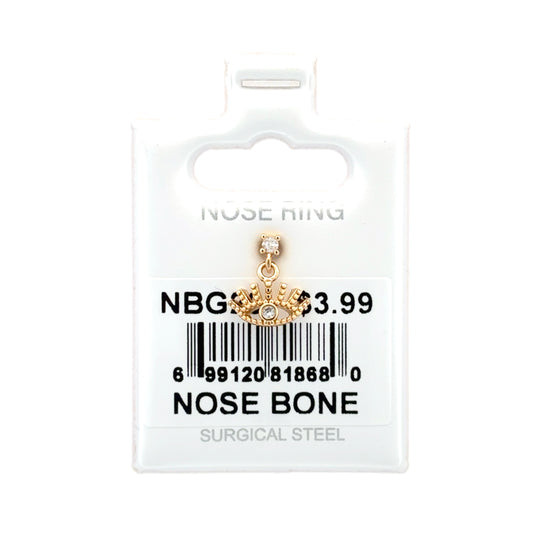 Stainless Steel Nose Ring - Bone #20