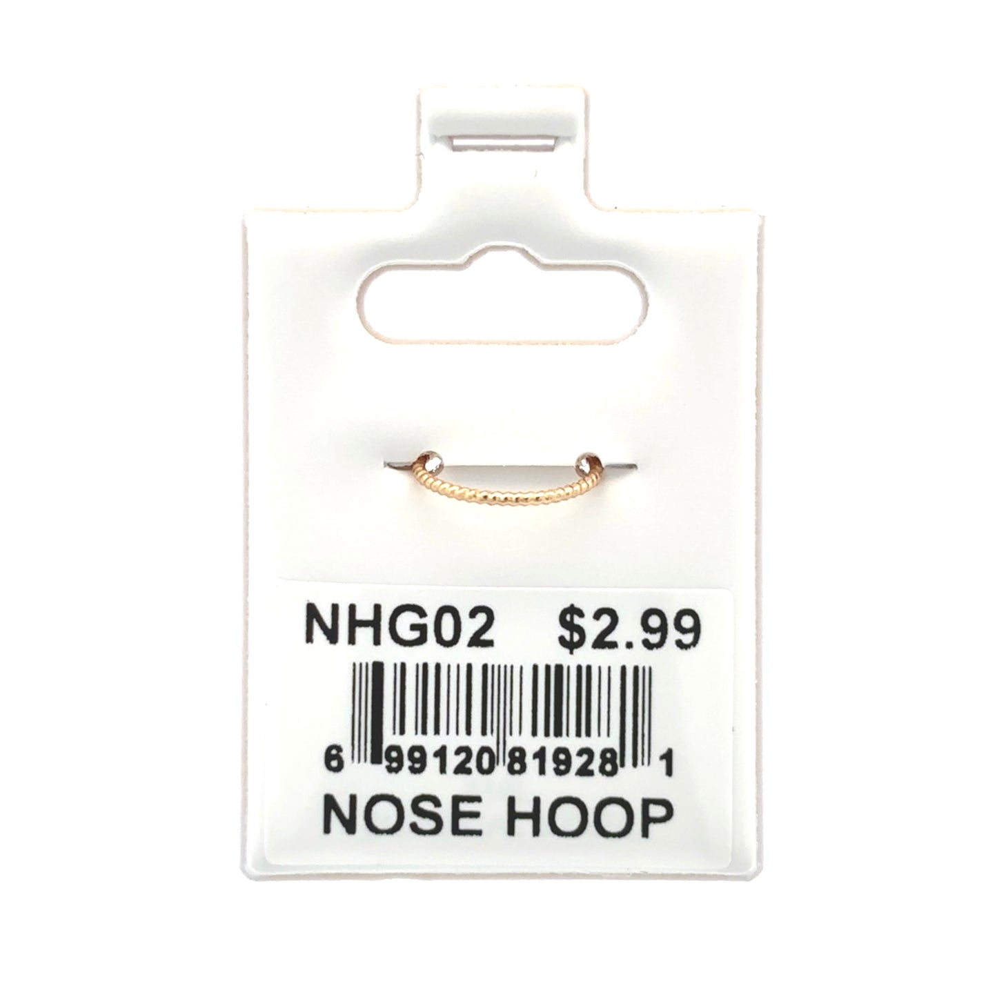 Stainless Steel Nose Ring - Hoop #02