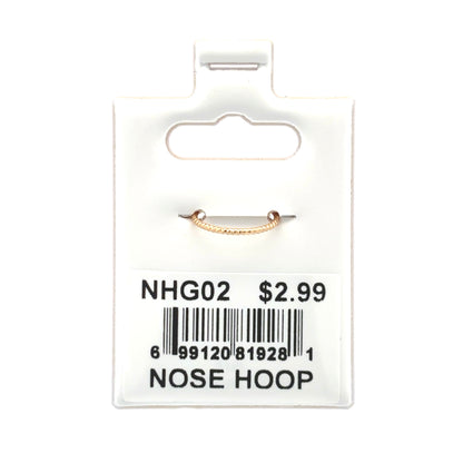 Stainless Steel Nose Ring - Hoop #02