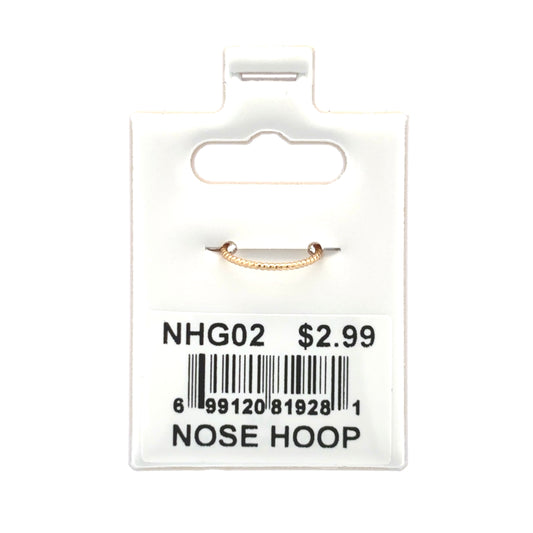 Stainless Steel Nose Ring - Hoop #02