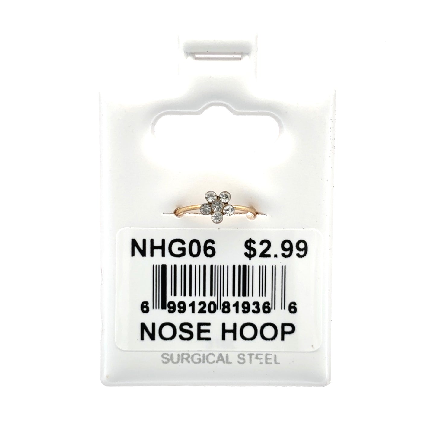 Stainless Steel Nose Ring - Hoop #06