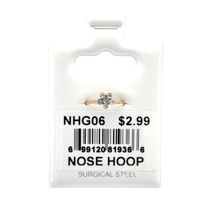 Stainless Steel Nose Ring - Hoop #06